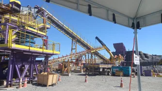 Detalhe do transportador